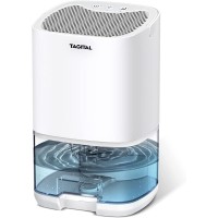 Tagital Dehumidifier for Home 35oz Two Working Modes Ultra Quiet Portable Mini Dehumidifier with 7 Colorful LED Lights for 2500 Cubic Feet (260 sq ft)