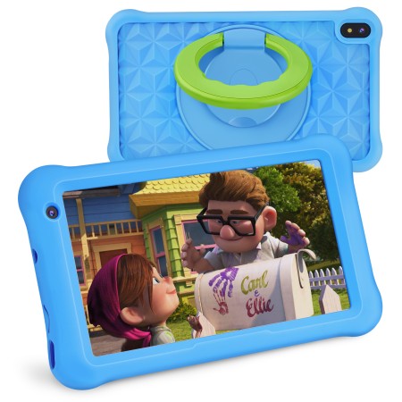 Foren-Tek Kids Tablet, 64GB Storage WiFi 7 inch Android 11 Tablet for Toddler, 7’’ IPS HD Display, Learning Tablet with IWAWA App, Children's Tablet with Silicone Case