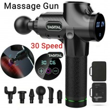 Tagital Muscle Massage Gun- Professional Powerful Handheld Deep Tissue Muscle Massager- Percussion Massager for Trigger Points and Muscle Recovery for High Performance Athletes